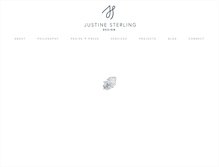 Tablet Screenshot of justinesterling.com